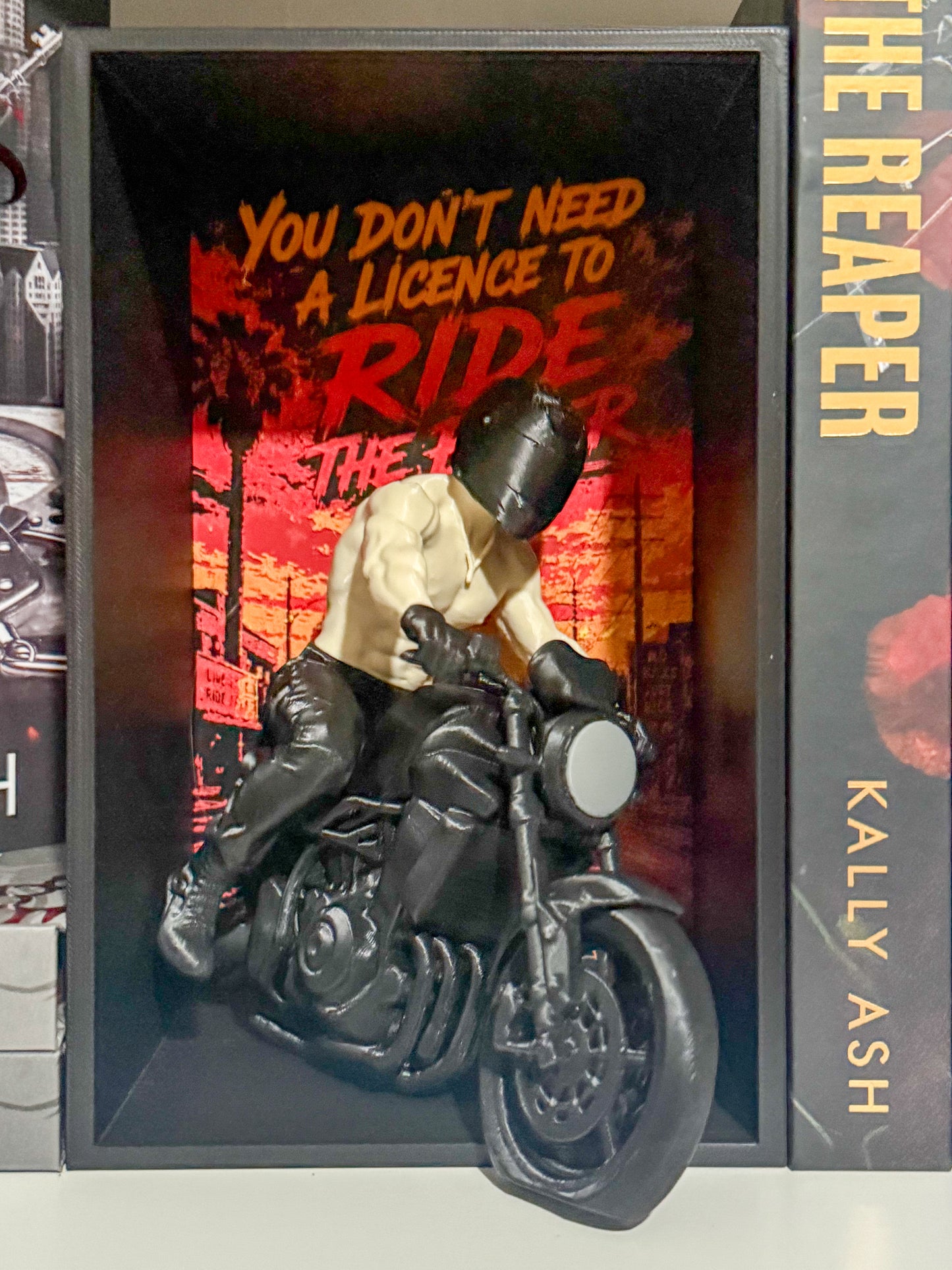 License to Ride Motorbike Book Nook