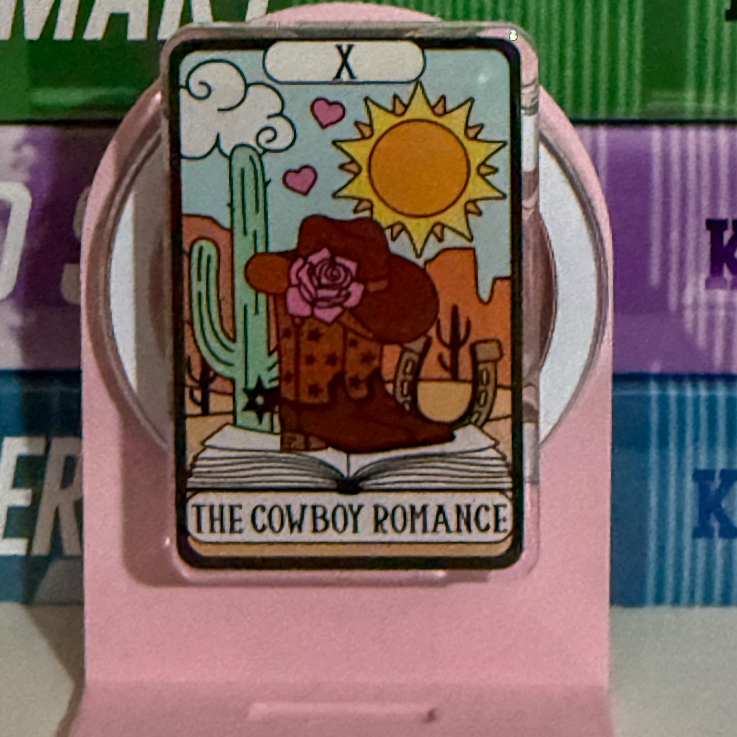 Cowboy Romance Magnetic Kindle/Phone Grip