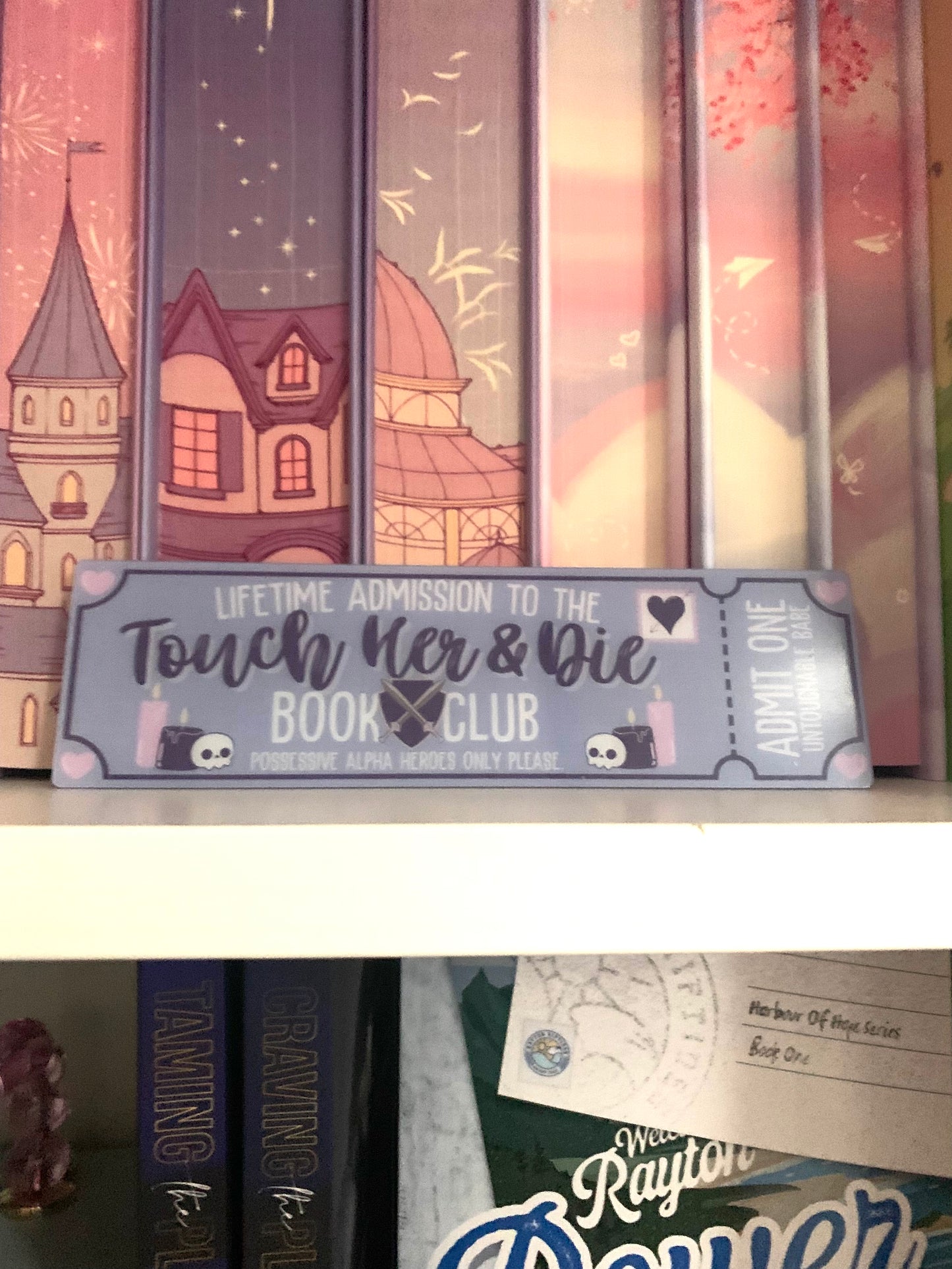 Touch her and Die Book Club Bookmark