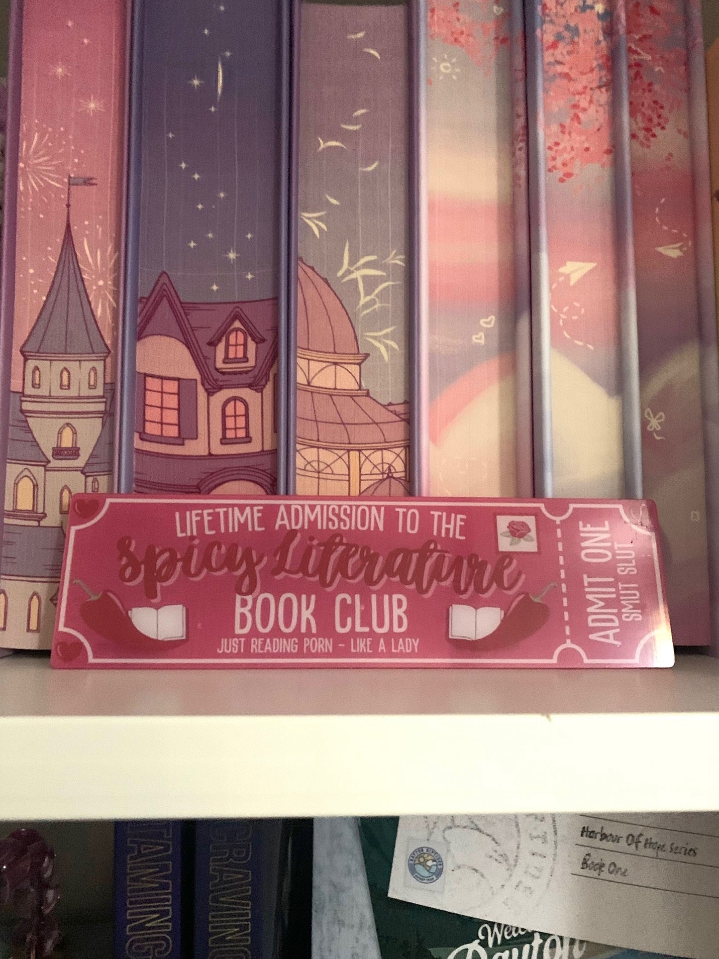Spicy Literature Bookclub Bookmark
