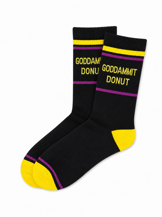 Goddammit Donut Socks