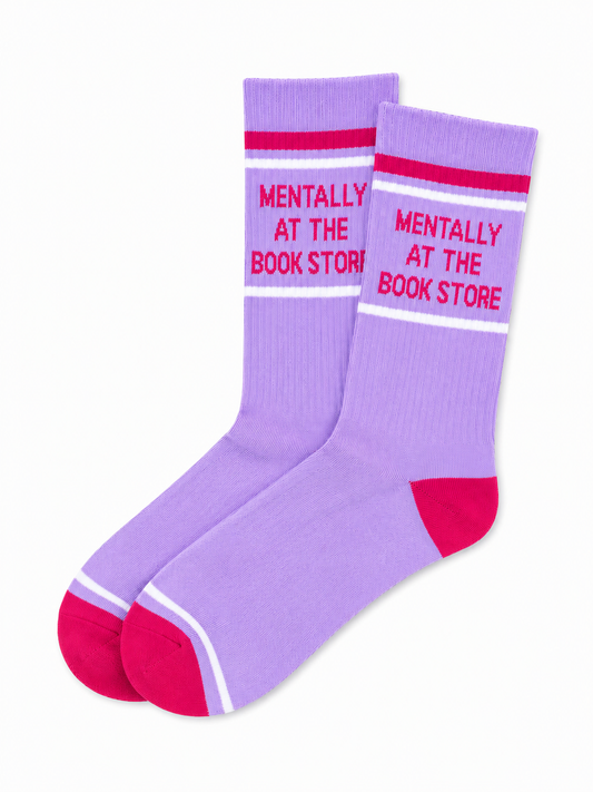 Mentally at the Bookstore Socks