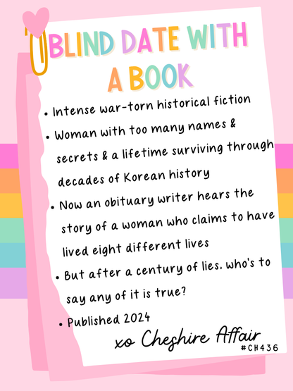 Blind Date With A Book Thriller/Contemporary