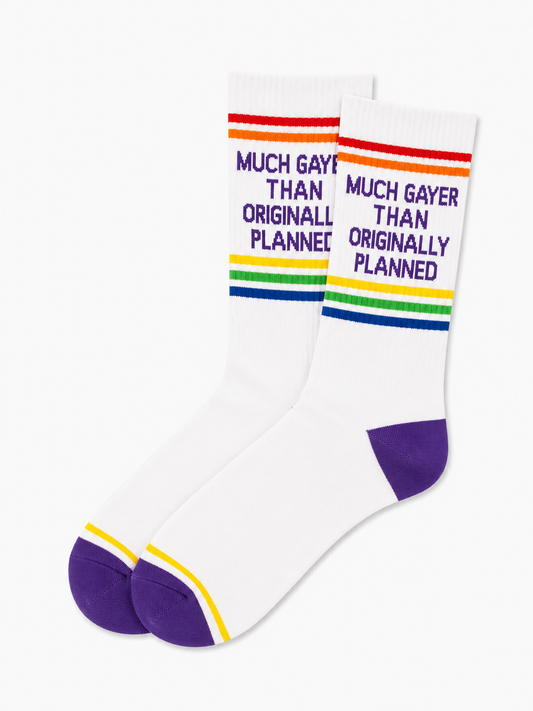 Much Gayer Than Originally Planned Socks