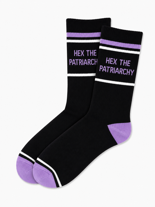 Hex the Patriarchy Socks
