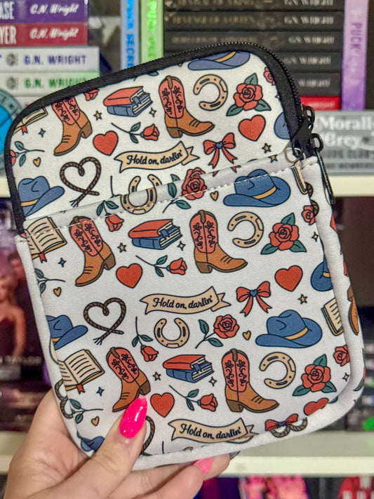 Hold On Cowboy Kindle Pouch