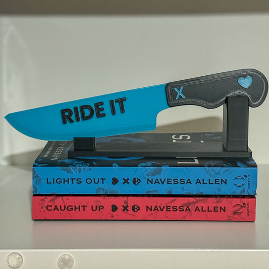 Lights Out Inspired "Ride It" Knife Display