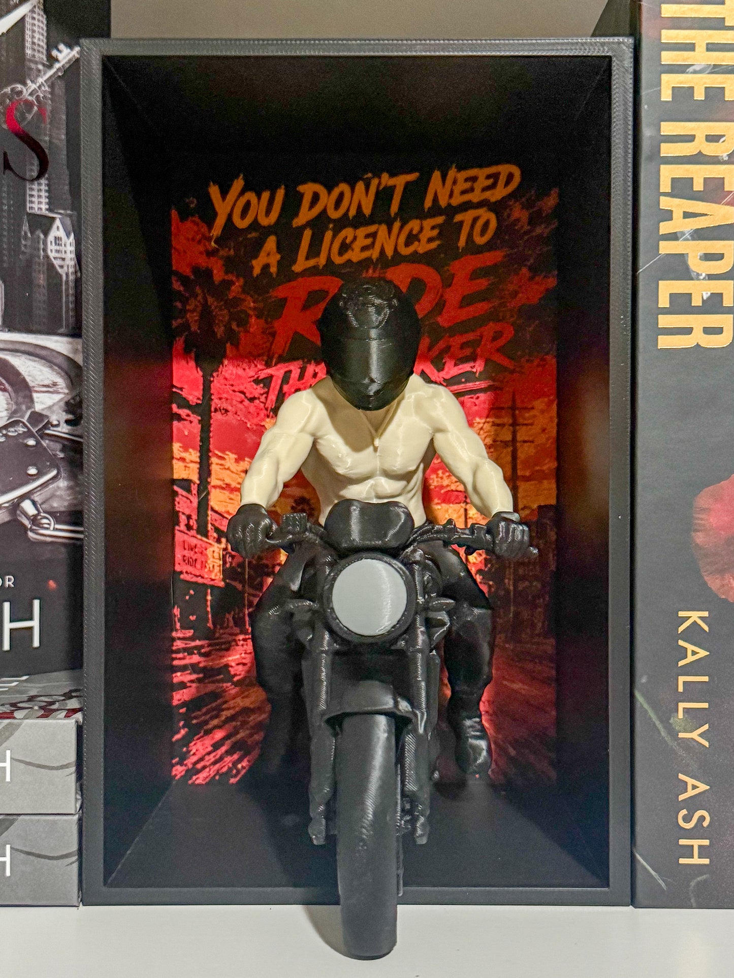 License to Ride Motorbike Book Nook