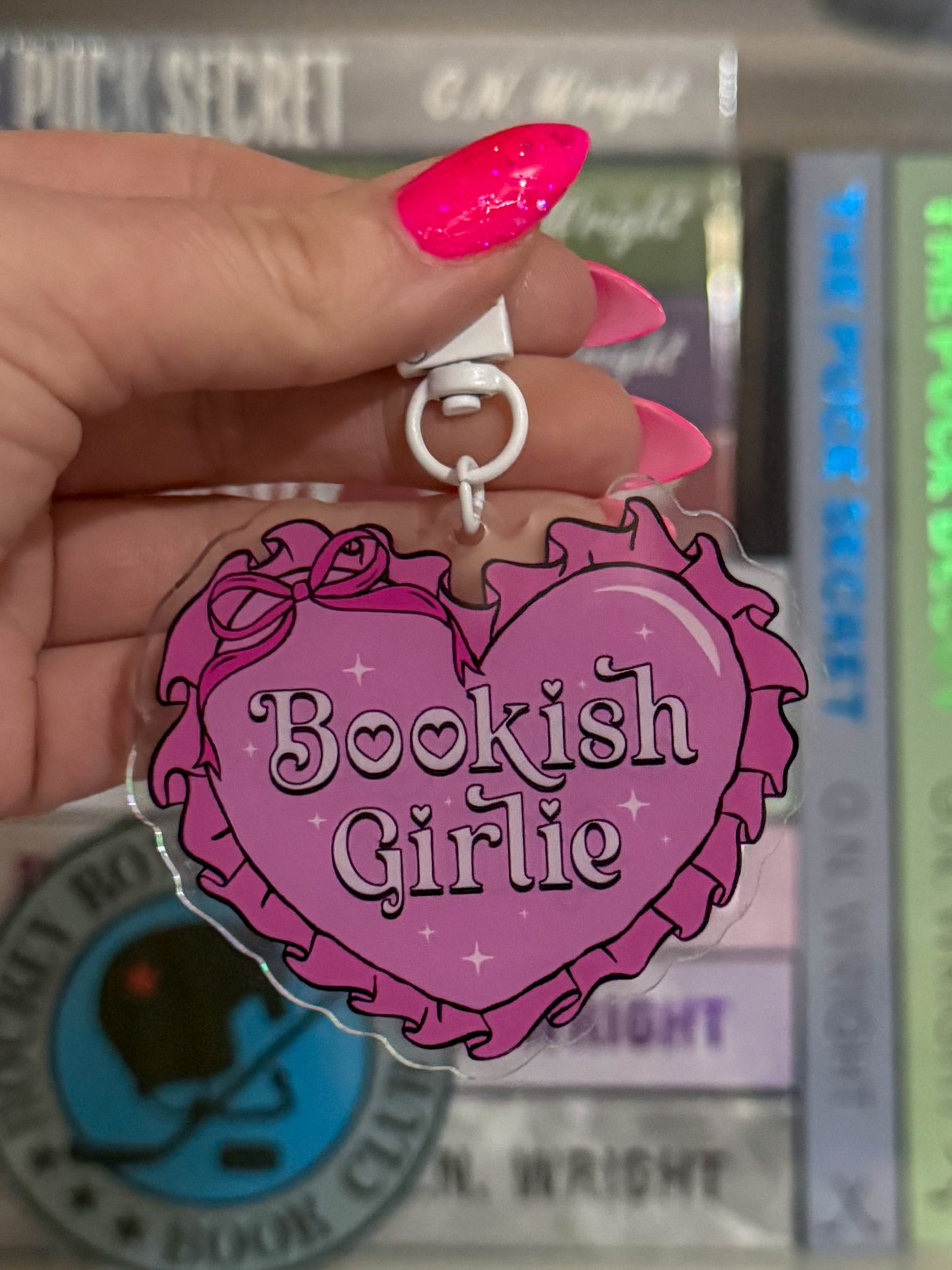 Bookish Girlie Keychain