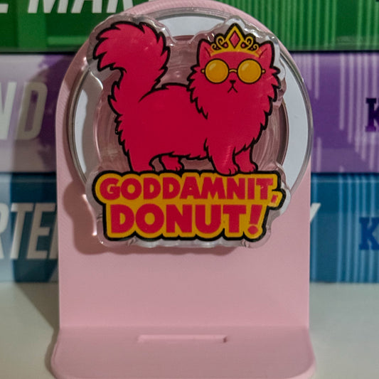 Goddamnit Donut Magnetic Kindle and Phone Grip