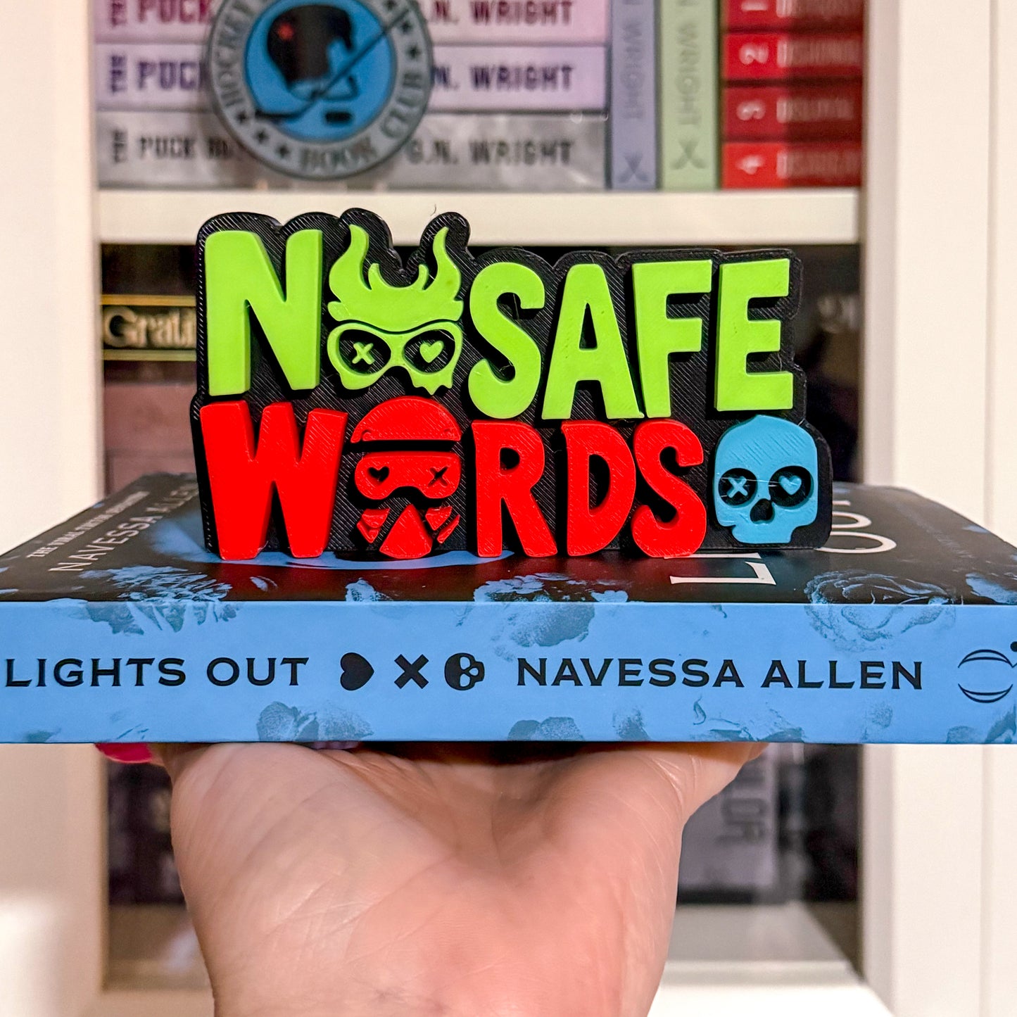 No Safe Words Shelf Sign