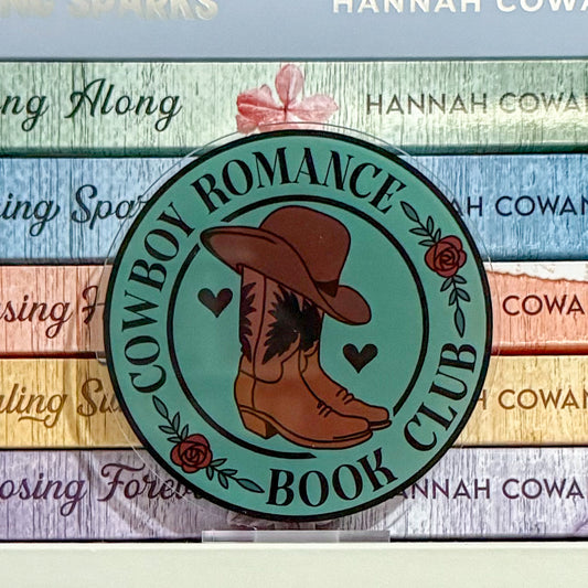 Cowboy Romance Book Club Standee