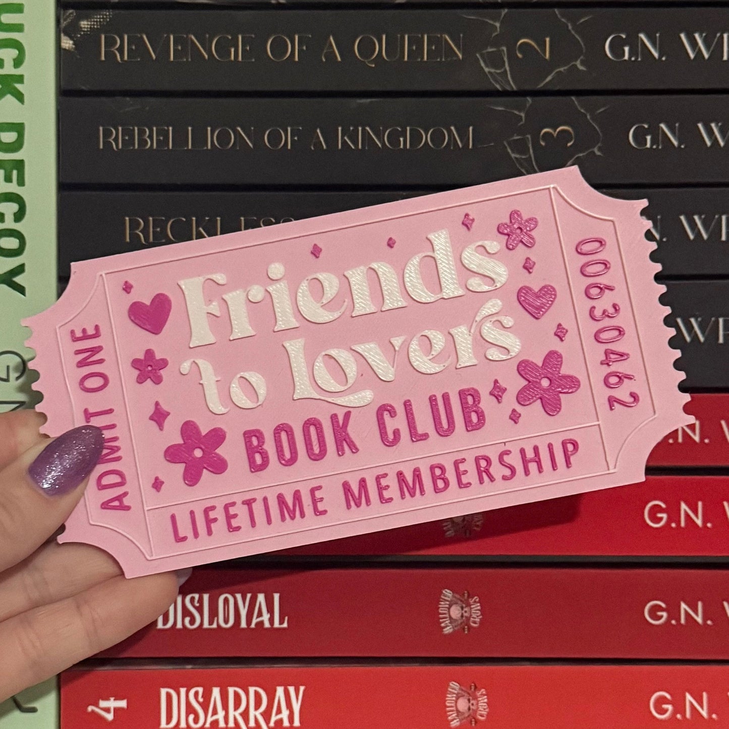 Friends to Lovers Book Club Ticket
