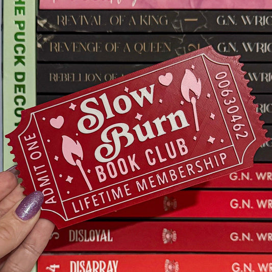 Slow Burn Bookclub Ticket