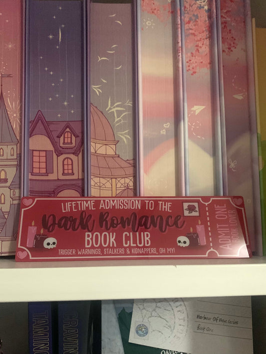 Dark Romance Book Club Bookmark