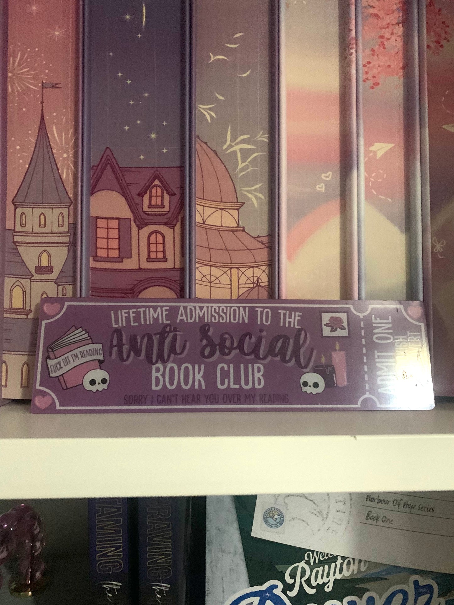Antisocial Bookclub Bookmark