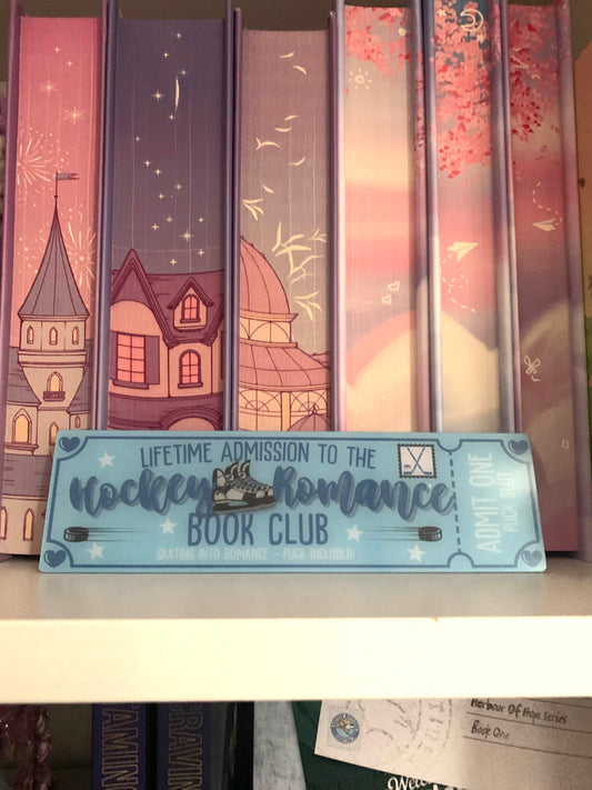 Hockey Romance Book Club Bookmark