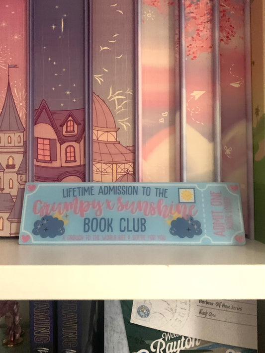 Grumpy x Sunshine Book Club Bookmark