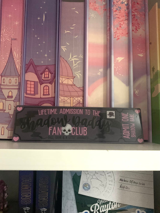 Shadow Daddy Fan Club Bookmark