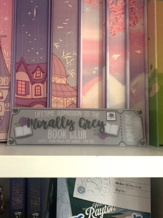 Morally Grey Book Club Bookmark