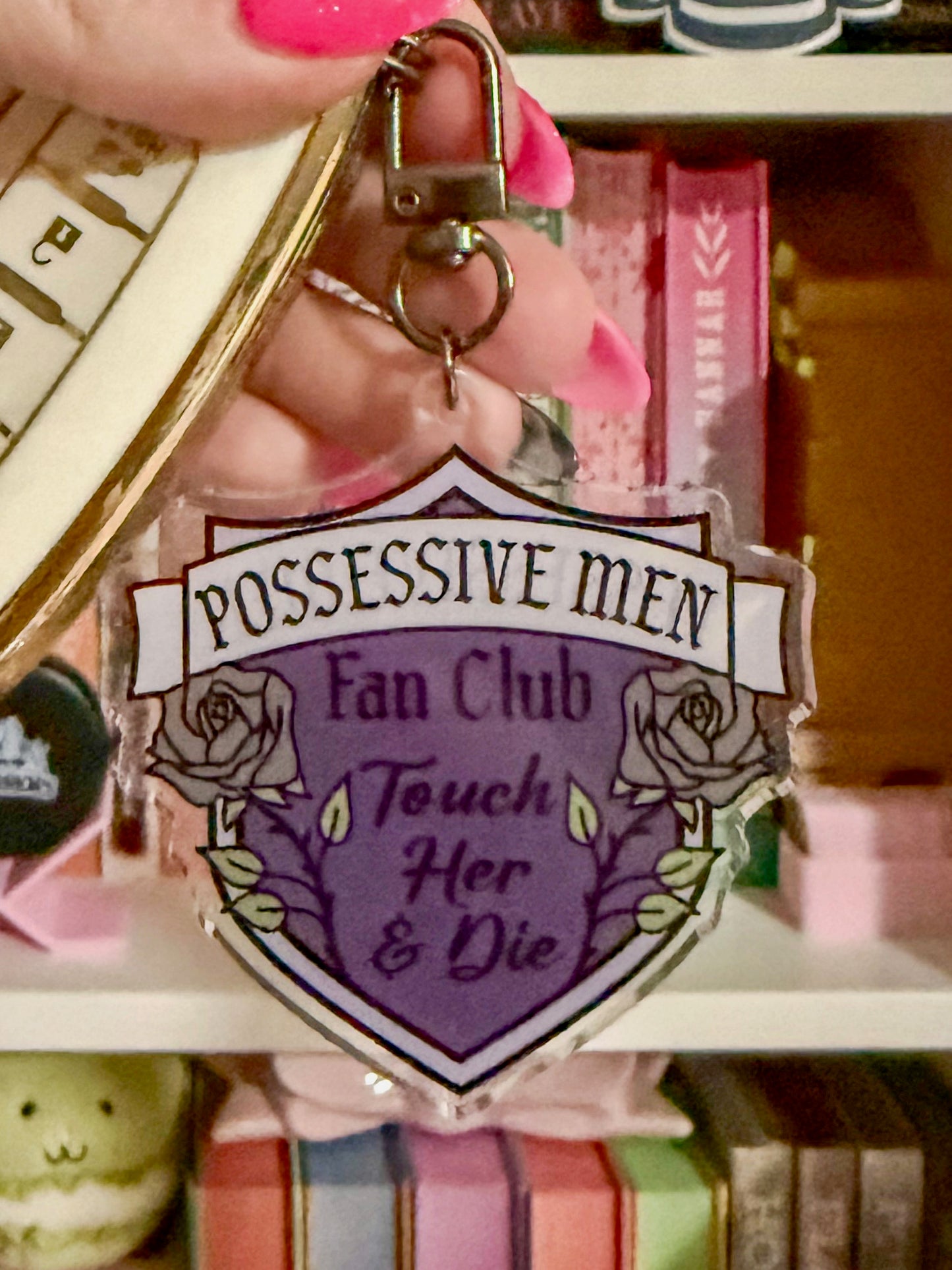 Possessive Men Fan Club Keychain