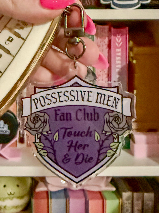 Possessive Men Fan Club Keychain