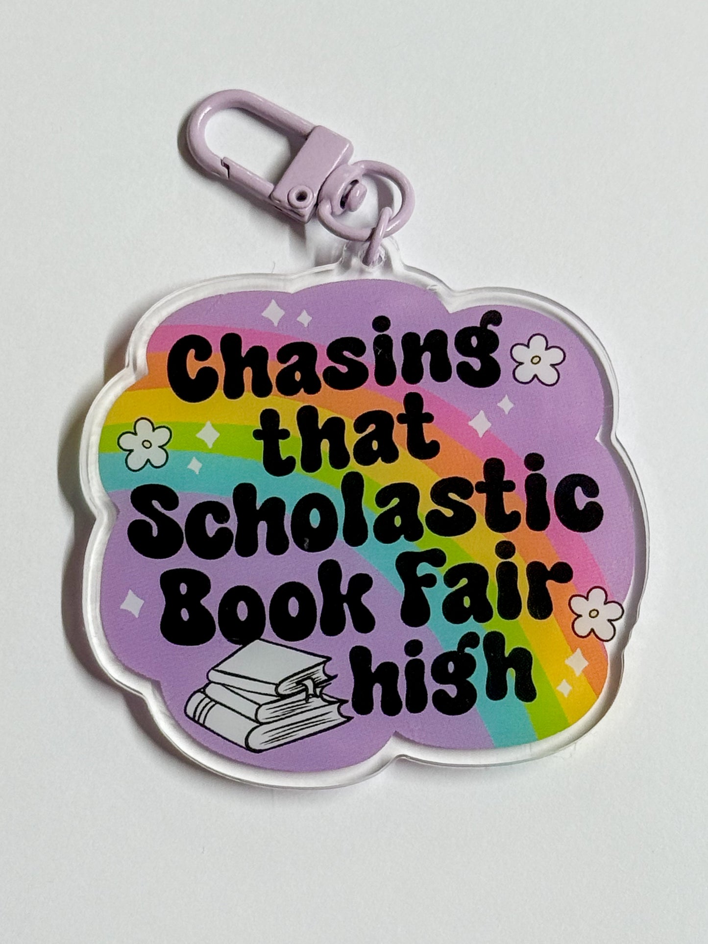 Scholastic Book Fair High Keychain