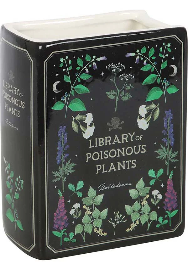 Library of Poisonous Plants Bookish Vase