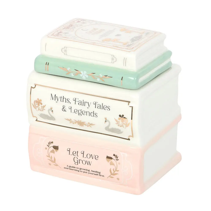 Bookish Stack Oil Holder