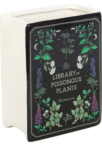 Library of Poisonous Plants Bookish Vase