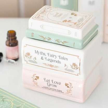 Bookish Stack Oil Holder